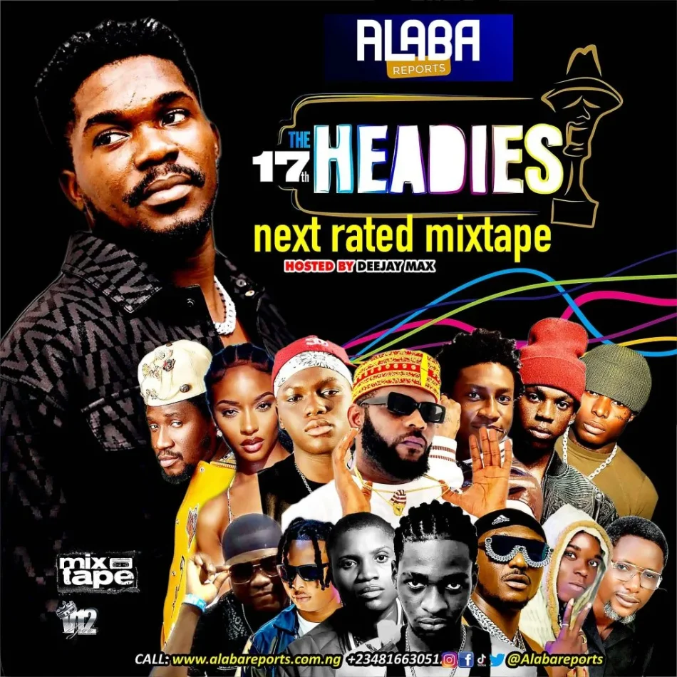 Alabareports Promotions – Headies Next Rated Mixtape Ft. DJ Max DJ Marvy 950x950